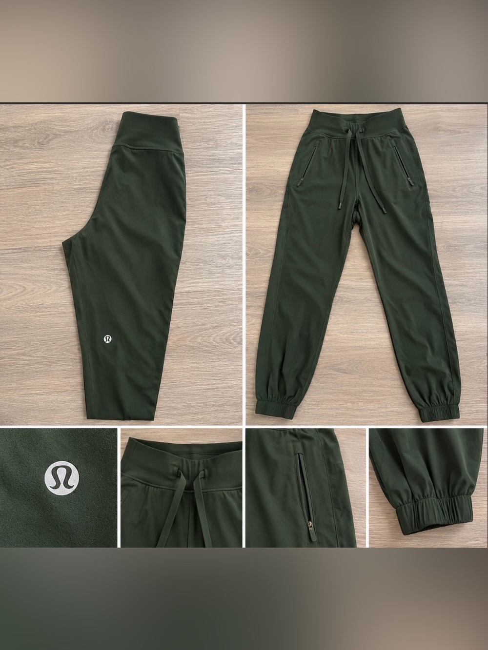 lululemon athletica Men's Dark Olive Green Jogger Sweatpants